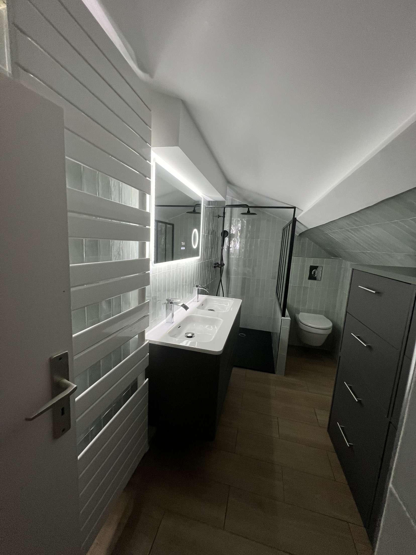 Après travaux : Rénovation de salle de bain